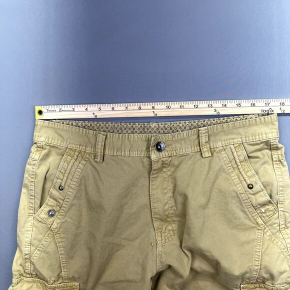 Junye Jeans Men’s Size 36 Cargo Pants Tan Yellow Sand Military Tactical Grunge‎ - Picture 11 of 16